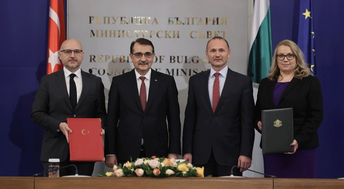 Tirkiye û Bulgarîstanê, li ser gaza xwezayî peyman çêkir