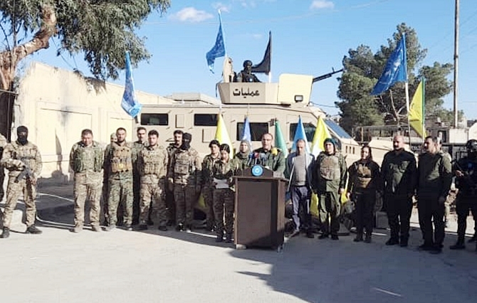 Encama operasyona HSD û Hevpeymaniya Navdewletî ya DAISê hat eskere kirin...