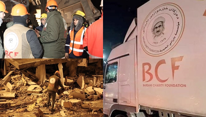 Tîma ji Herêma Kurdistanê ji bo alîkariyê çûbû herêmên erdhejê vedigere