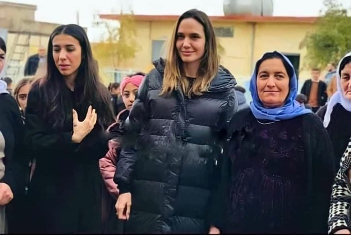 Nadya Murad û Angelina Jolie serdana Singalê kirin