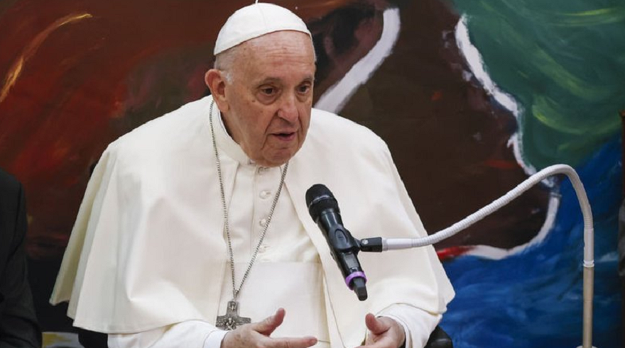 Papa, banga astiyê li Îsraîl û Filistînê kir