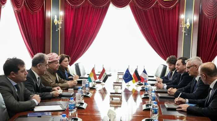 Serok Barzanî bi balyozên Fransa û Almanyayê re civiya: Li Keleha Hewlêrê navendeke çandî tê avakirin