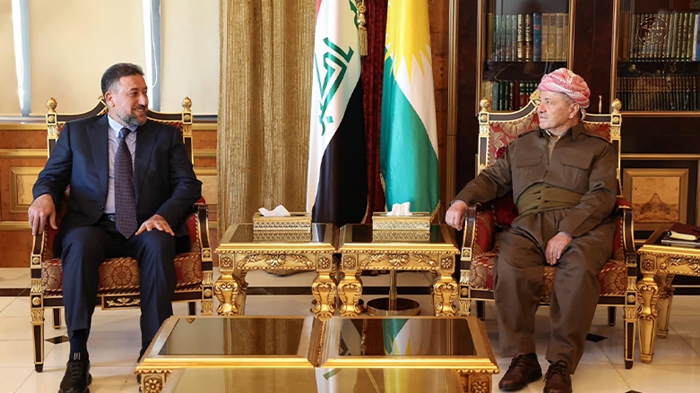 Serok Barzanî û Xemis Xancar rêkeftina bi hikûmeta Iraqê re gotûbêj kirin