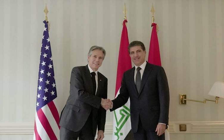 Antony Blinken ji Nêçîrvan Barzanî re nameyekî sand