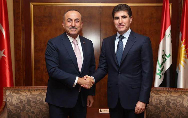 Çavusoglu peyama pîrozbahiya cejna Newrozê ji Nêçîrvan Barzanî re sand