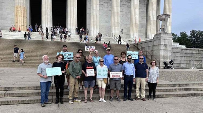 Li Amerîka mesa Kurdan a li dijî Peymana Lozanê dest pê kir: Li ber avahiya NY bidawî dibe
