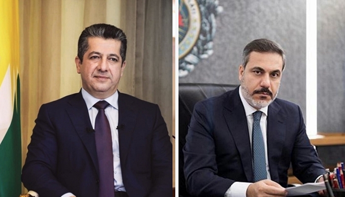 Serokwezîr Barzanî bi pêwendiyeke telefonî pîrozbahî li Hakan Fîdan kir