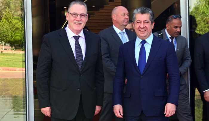 Mesrûr Barzanî bi sanda Neteweyên Yekbûyî re civiya