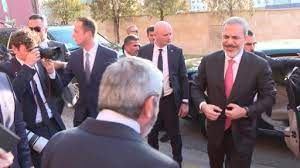 Hakan Fidan bi sekreterê Yekgirtû ya Îslamî Kurdistan Bahaddîn re civiya