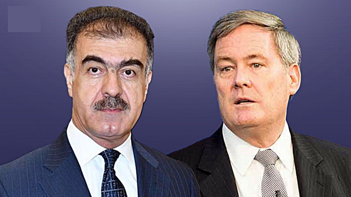 Sefîn Dizeyî bi Berpirsê Rojhilata Navîn ê Koska Spî re civiya