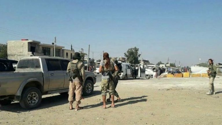Efrîn | Polîsên serbazî yên ser bi Tirkiyeyê ve 4 Kurd desteser kirin