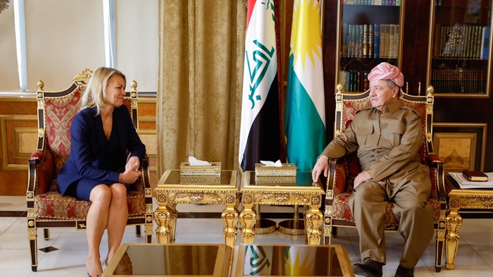 Ji Konsûla Brîtanyayê serdana xatirxwestinê bo Serok Barzanî