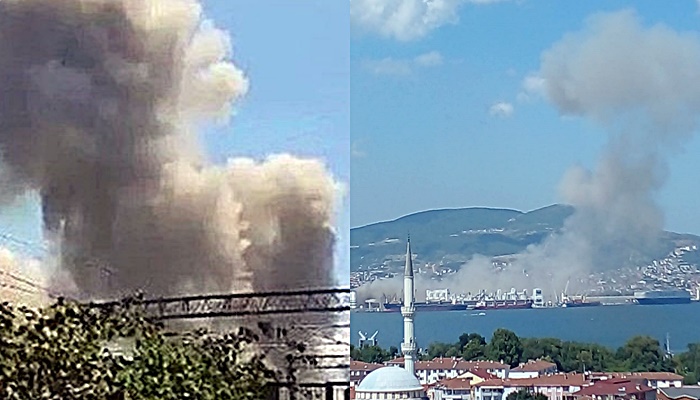 Li bendera Kocaelî ya Tirkiyê teqîneke mezin çêbû: Gelek birîndar hene