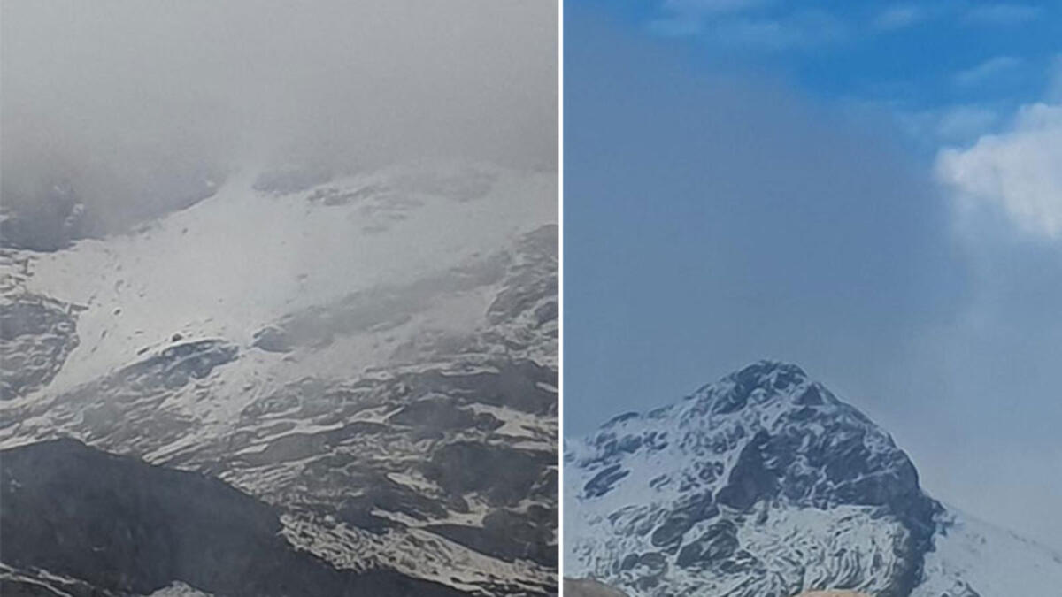 Berf li Wanê bariya: Çiya spî bûn