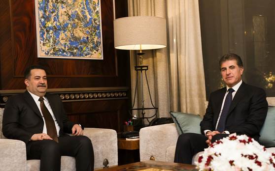 Nêçîrvan Barzanî bi Serokwezîrê Iraqê re civiya