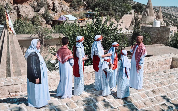 Kurdên Êzidî li Lalesê Cejna Cemayê pîroz dikin
