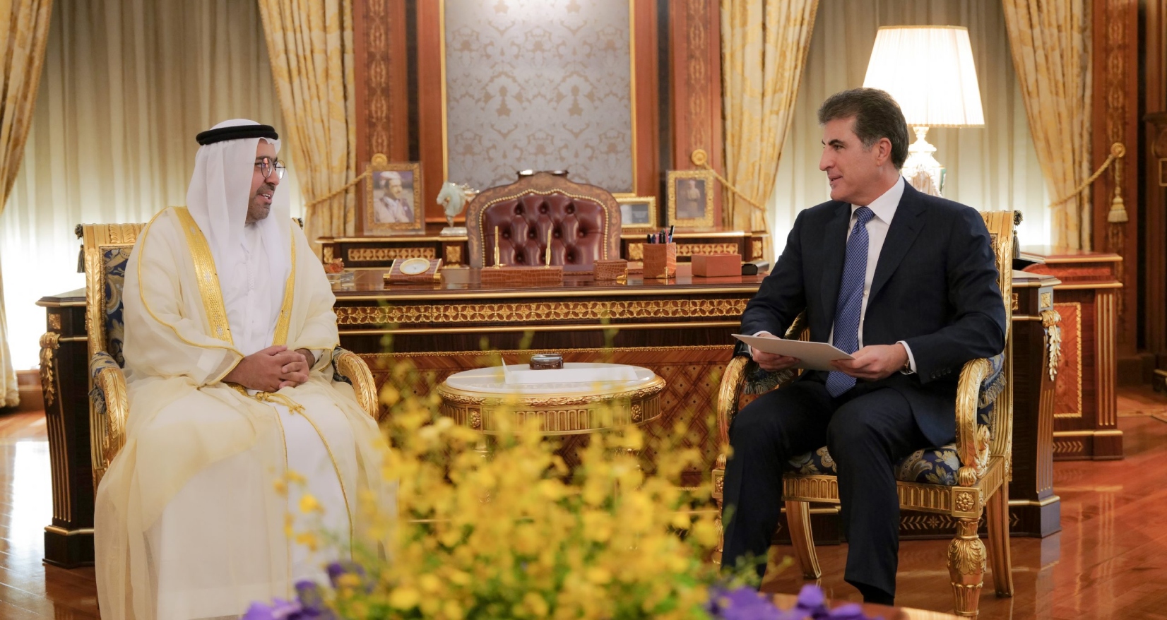 Nêçîrvan Barzanî li Dubaî besdarî COP28 û Roja Nistimanî ya Îmarata Erebî dibe