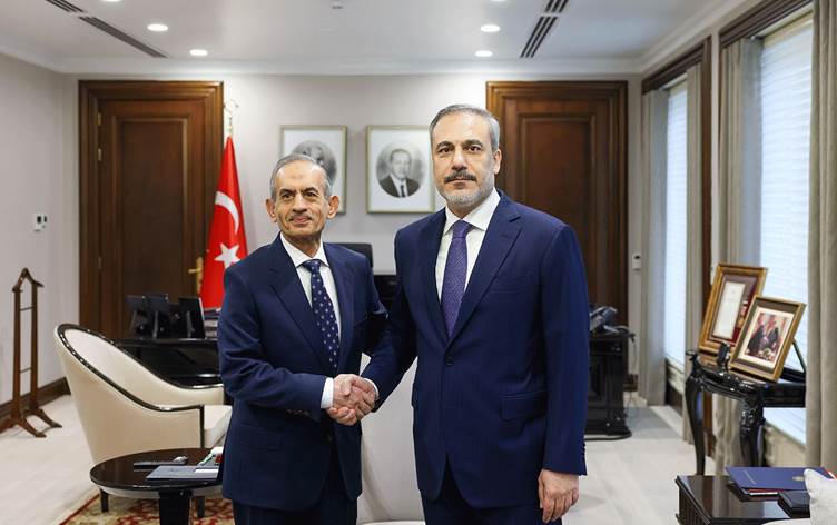 Serokê Cepha Turkmenan yê Kerkûkê seredana Hakan Fidan kir