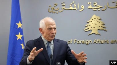Borrell hisyarî da Îsraîlê: Agir gestir neke