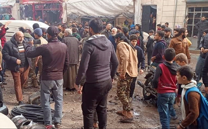 Li Efrînê motorsiklêtek hate teqandin: Kustî û birîndar hene