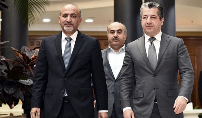 Mesrûr Barzanî bi El Xed re li ser mafên Kurdên Sûriyê axivî