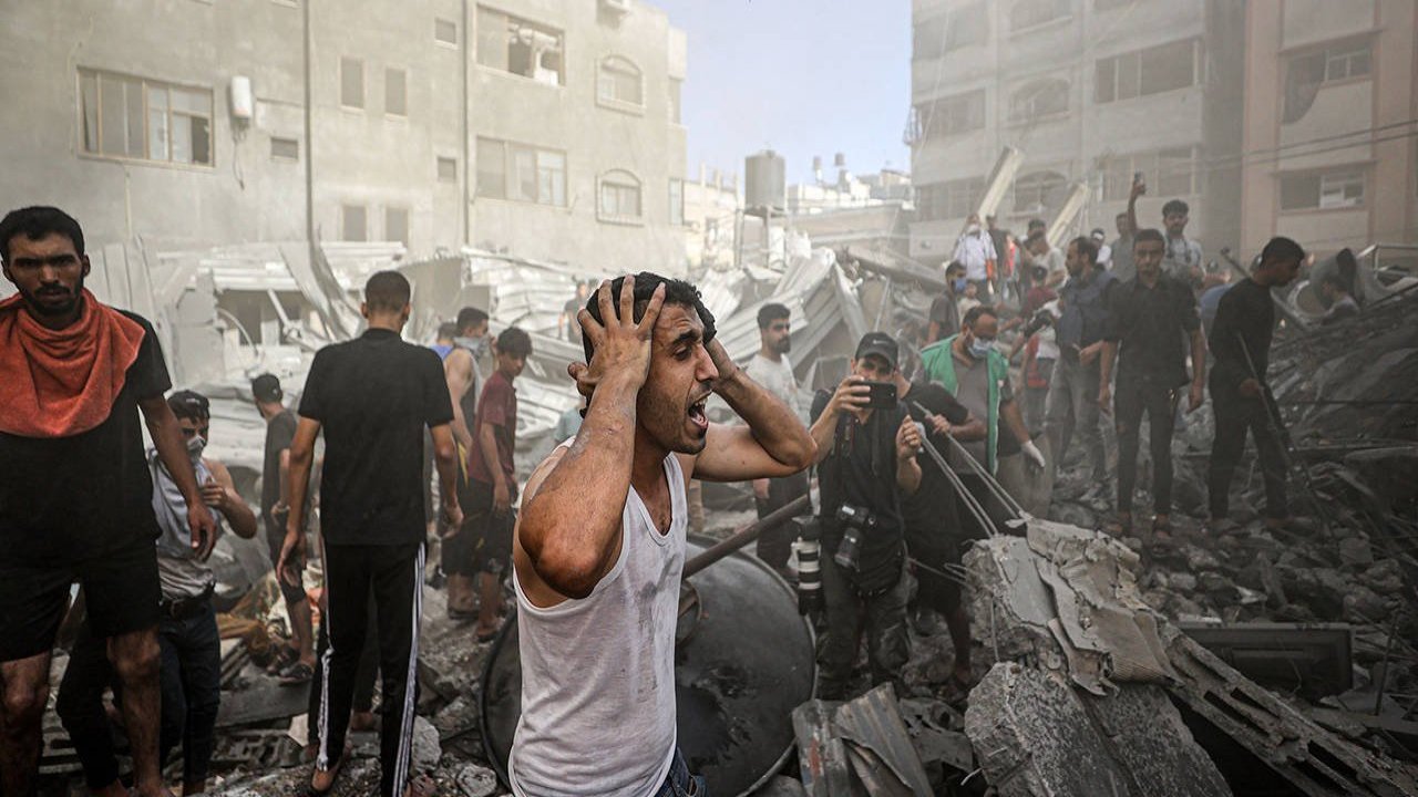 Ji 384 parlamenterên cîhanê û DEM Partiyê banga rawestandina serê Xezzeyê