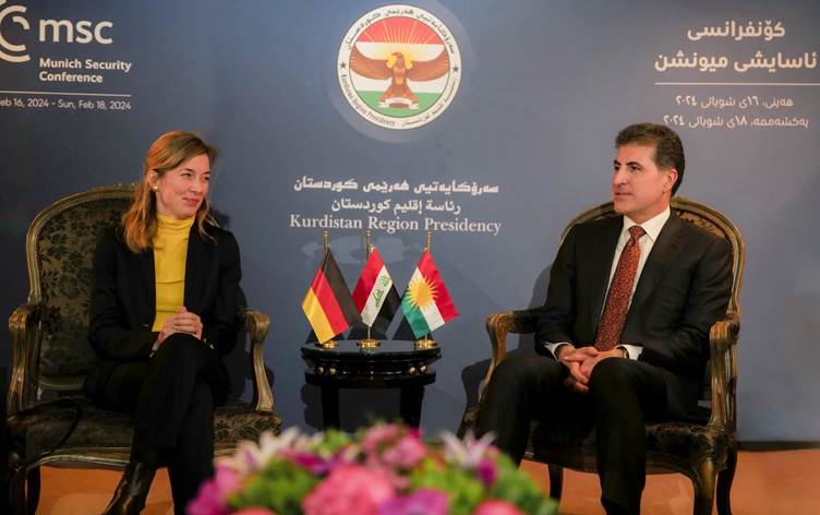 Nêçîrvan Barzanî mustesar a wezareta bergiriya Almanya Möllerê qebûl kir