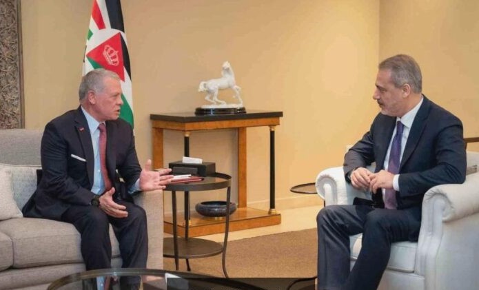 Hakan Fidan bi qralê Urdinê Abdullahê II. re hevdîtinekî kir