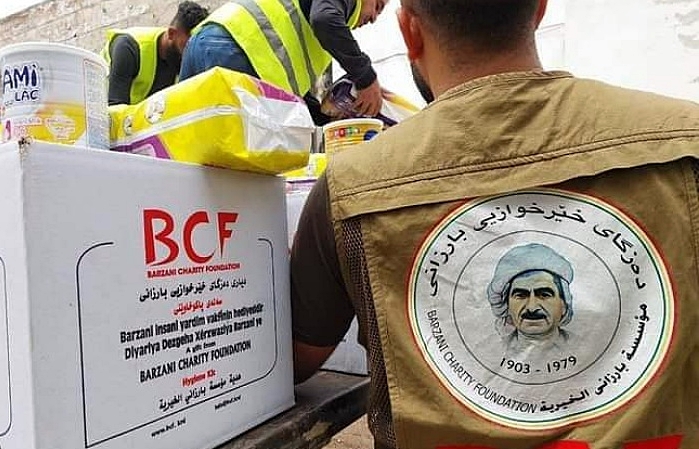 Dezgeha Xêrxwazî ya Barzanî 6emîn karwana alîkariyê digihîne Rojavayê Kurdistanê