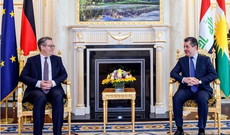 Wezîrê Almanya Lindner ji bo êrîsa Îranê sersaxiyê li Serokwezîr Mesrûr Barzanî kir