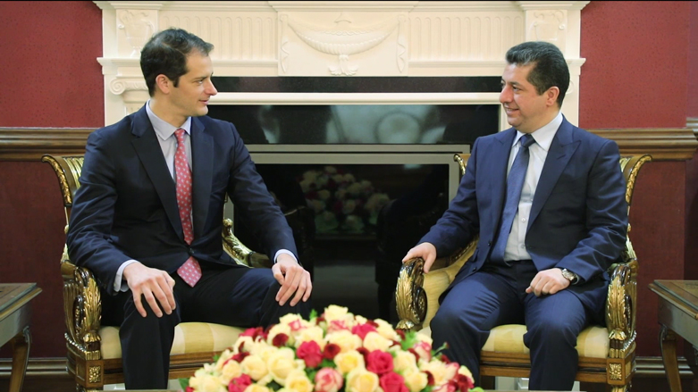 Berpirsê Amerîkî Andrew Peek pîrozbahiya Mesrûr Barzanî kir