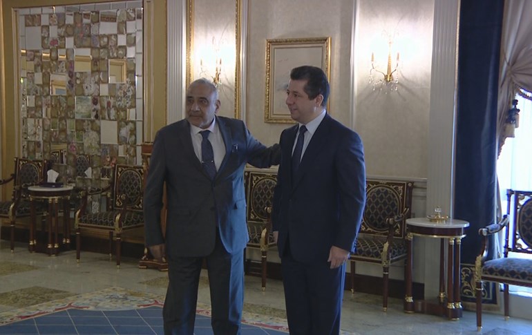 Serokwezîrê Iraqê bi serokê herêma Kurdistanê re civiya