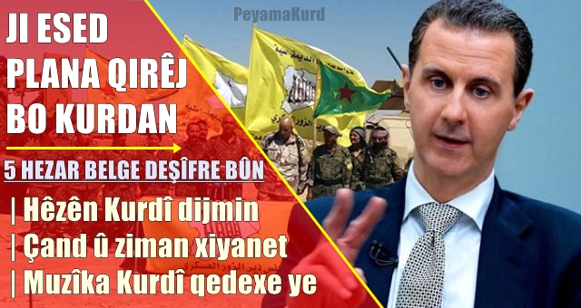Plana qirêj a Esed derket holê: Çand û zimanê Kurdî xiyanet e...