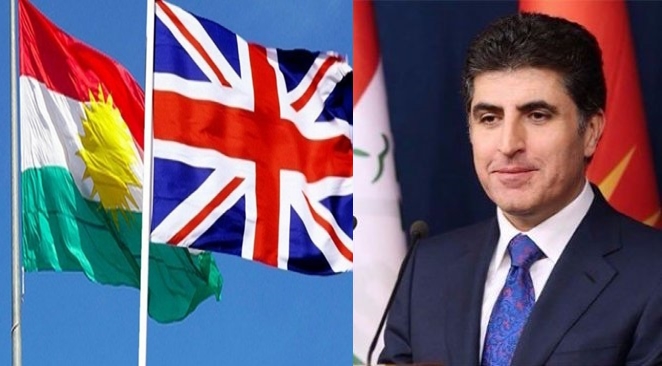 Wezîrê Brîtanyayê bi pêwendiyeke telefonî pîrozî li Nêçîrvan Barzanî kir