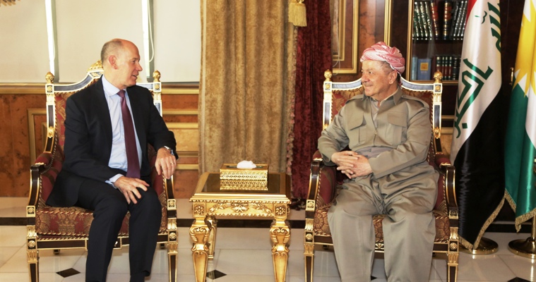 Ji Konsûlê Brîtanya serdana xatirxwestinê bo Serok Barzanî