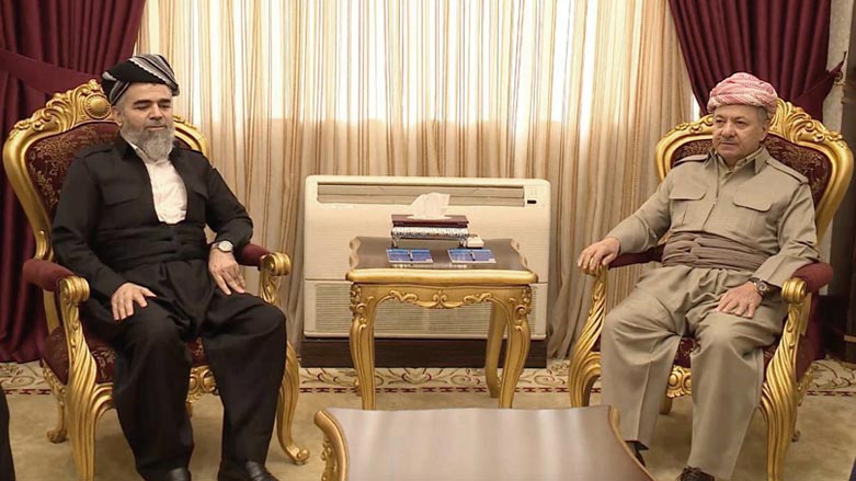 Baskan Mesud Barzani, Komel’in lideriyle görüstü