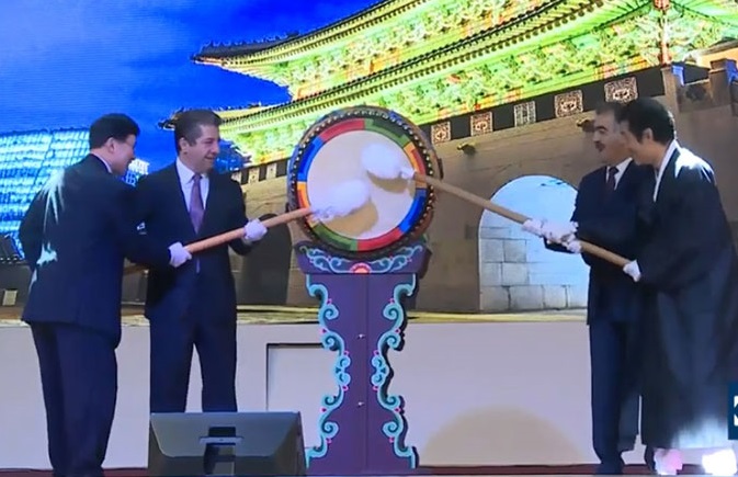 Basbakan Barzani, Güney Kore Ulusal Günü’ne katildi