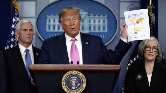 ABD Baskani'ndan coronavirüs açiklamasi