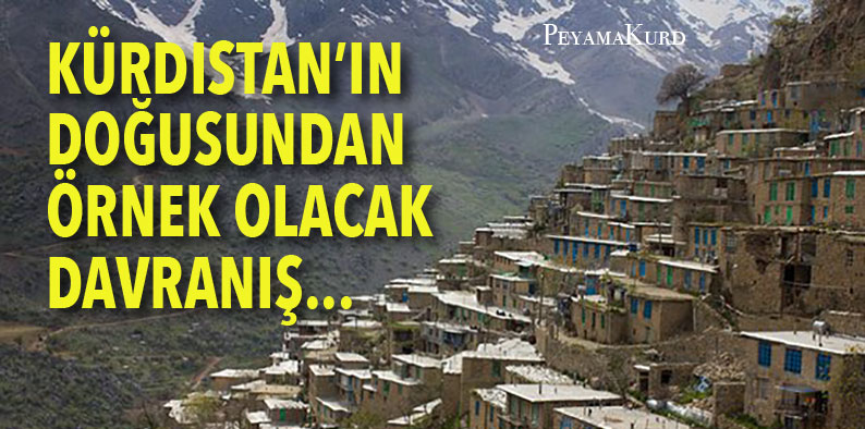 Rojhilat'tan virüse karsi takdir edilecek mücadele örnegi