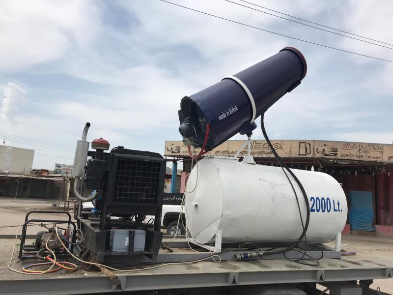 Kerkük'te Covid-19'a karsi yerli dezenfekte cihazi gelistirdi