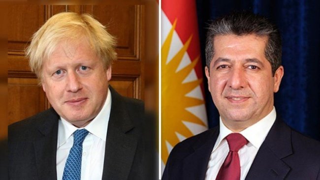 Basbakan Barzani’den Boris Johnson’a mesaj