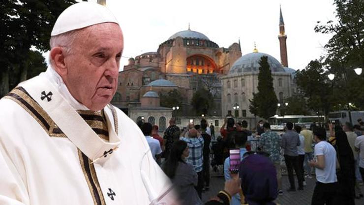 Ji Papa daxuyaniya Ayasofyayê: Gelekî pê diêsim!