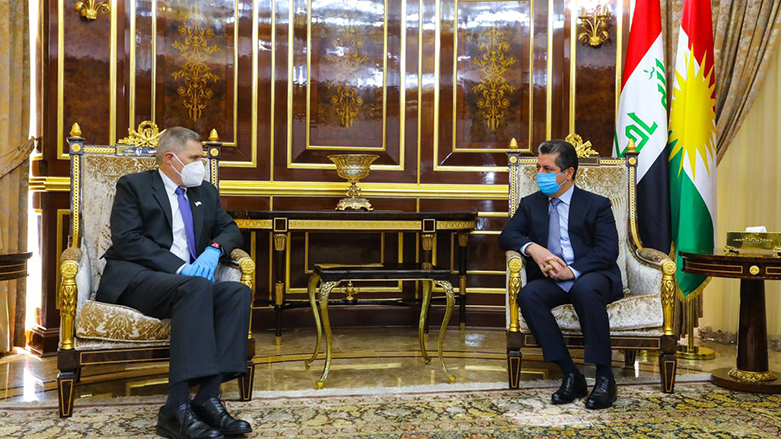 Basbakan Barzani, ABD’li Büyükelçi ile bir araya geldi