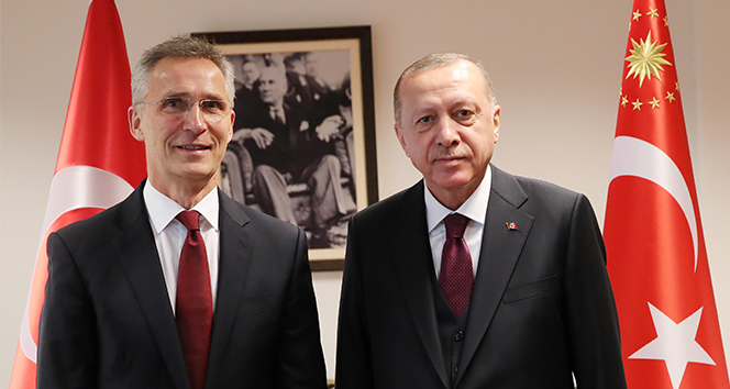 Erdogan, Stoltenberg ile Dogu Akdeniz’i görüstü