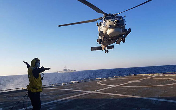 Amerîka û Yunanistanê li Derya Spî tetbîqata leskerî pêk anî