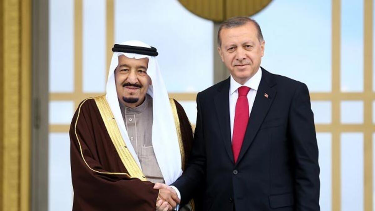 Erdogan ve Kral Selman G20 Zirvesi'ni görüstü