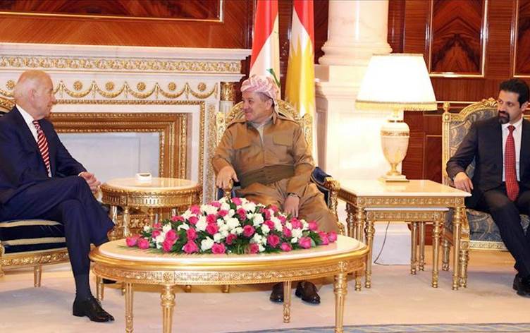 ABD Erbil Baskonsoloslugu, Biden ile Kürt liderlerin fotograflarini paylasti