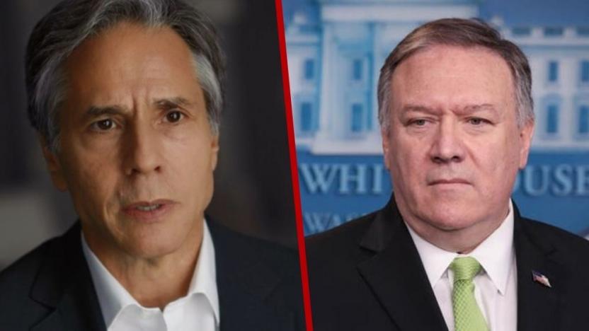 Pompeo, Biden’in disisleri bakani adayi ile görüstü!