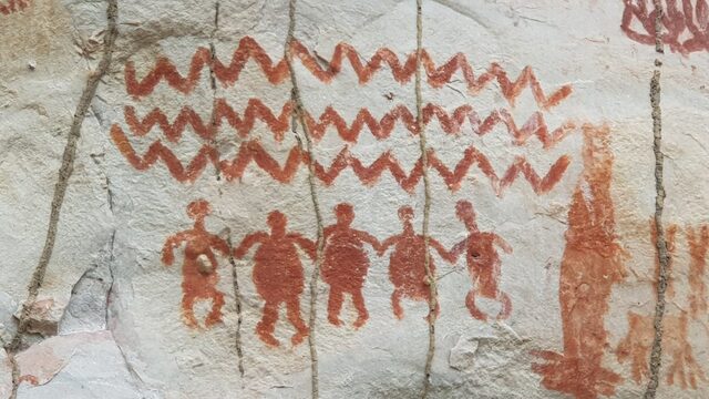 Amazonlar'daki kayalarda bulunan çizimler 'Buzul Çagi'ni tasvir ediyor'