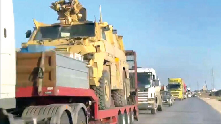 Amerîkayê karwaneke leskerî ya 35 barhilgiran sand Hesekê